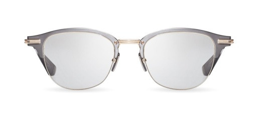 DITA IAMBIC Eyeglasses, WHITE GOLD - BLACK