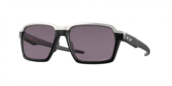 Oakley OO4143 PARLAY Sunglasses, 414302 PARLAY POLISHED BLACK PRIZM BL (BLACK)