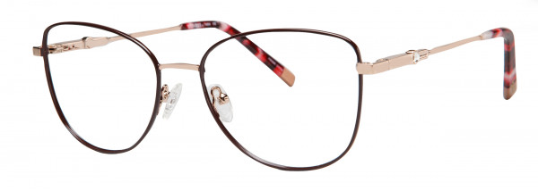 Scott & Zelda SZ7484 Eyeglasses, Gold/Burgundy