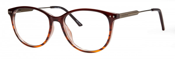Enhance EN4296 Eyeglasses, Khaki Tortoise Fade