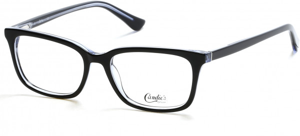 Candie's Eyes CA0202 Eyeglasses, 005 - Black/Crystal / Black/Crystal