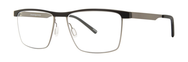 Jhane Barnes Contiguam Eyeglasses, Black