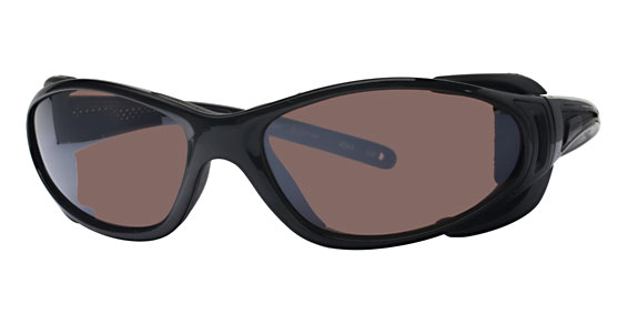 Liberty Sport Chopper Sunglasses, 203 Shiny Black/Matte Black (Brown)