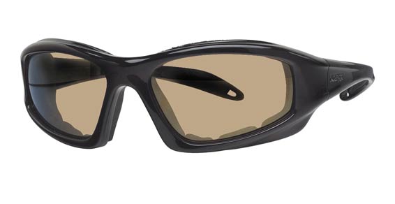 Liberty Sport Torque Sunglasses, 2 Translucent Black (Brown Flash)