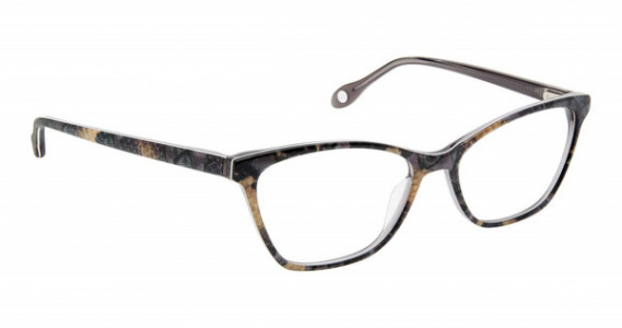 Fysh UK F-3684 Eyeglasses, S400-BLACK SNAKE