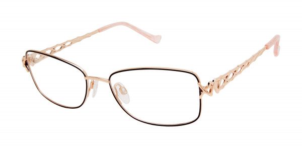 Tura R235 Eyeglasses, Brown (BRN)