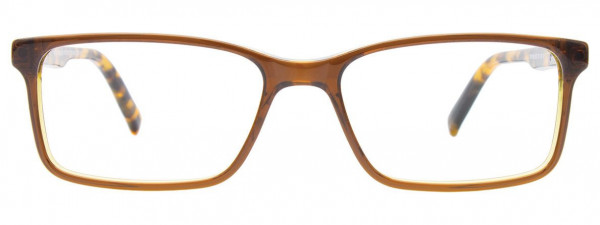 Takumi TK1160 Eyeglasses, 010 - Brown & Yellow/Demi Amber
