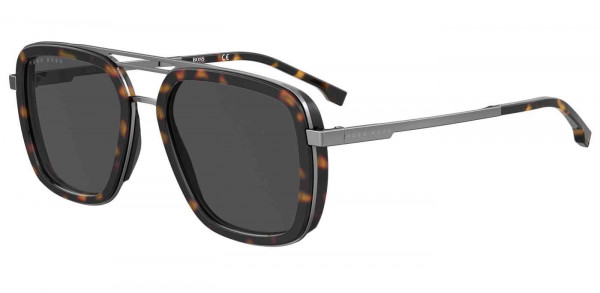 HUGO BOSS Black BOSS 1235/S Sunglasses, 0807 BLACK