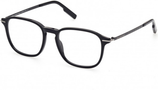 Ermenegildo Zegna EZ5229 Eyeglasses, 001 - Shiny Black / Shiny Black