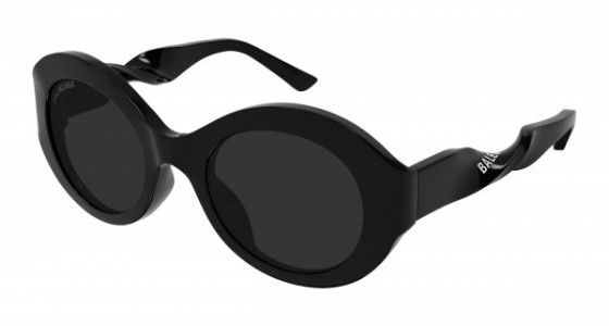 Balenciaga BB0208S Sunglasses, 002 - HAVANA with GREEN lenses