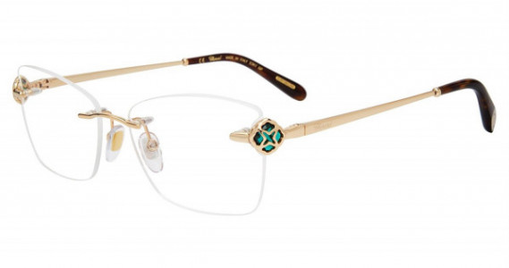 Chopard VCHF86S Eyeglasses, Gold