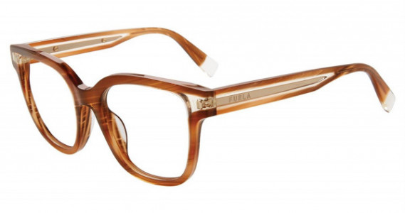 Furla VFU582V Eyeglasses, Brown