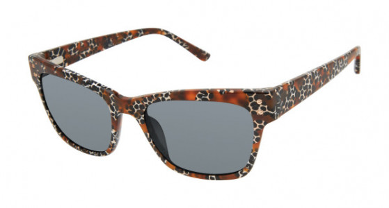 L.A.M.B. LA579 Sunglasses, Black/Blush (BLK)