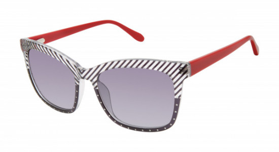 Lulu Guinness L179 Sunglasses, Slate (SLA)