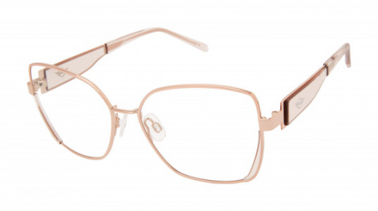 MINI 761012 Eyeglasses, Gold/Cinnamon - 20 (GLD)