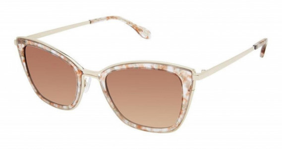 Fysh UK F-2072 Sunglasses, S402-PECAN GOLD