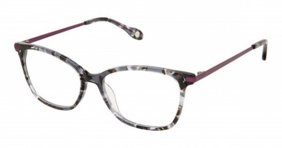 Fysh UK F-3690 Eyeglasses, M400-BLACK EGGPLANT