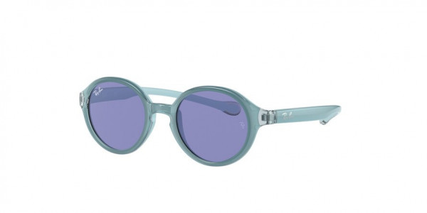 Ray-Ban Junior RJ9075SF Sunglasses, 709776 LIGHT BLUE ON RUBBER LIGHT BLU (BLUE)