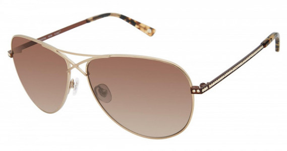 Jimmy Crystal JCS227 Sunglasses, GOLD