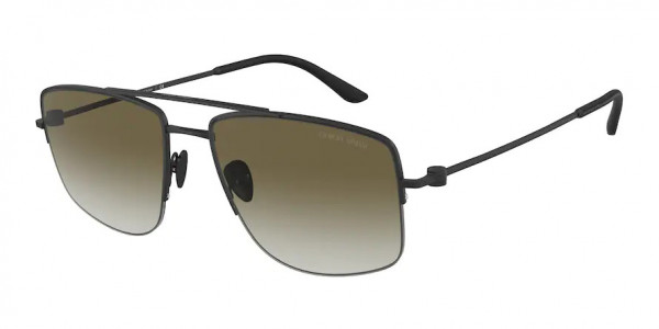 Giorgio Armani AR6137 Sunglasses, 300413 MATTE BRONZE GRADIENT BROWN (COPPER)