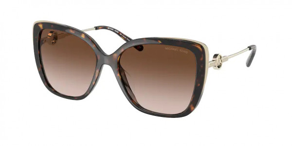 Michael Kors MK2161BU EAST HAMPTON Sunglasses, 300613 EAST HAMPTON DARK TORTOISE BRO (TORTOISE)