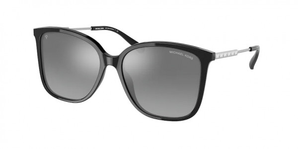 Michael Kors MK2169 AVELLINO Sunglasses, 30058G AVELLINO BLACK DARK GREY GRADI (BLACK)