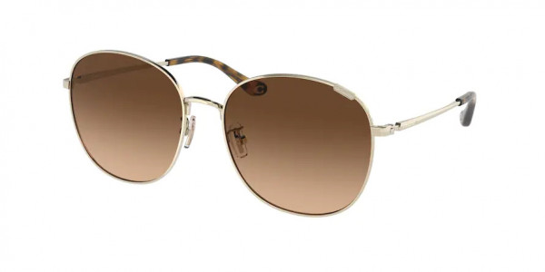 Coach HC7134 C7996 Sunglasses, 93318H C7996 SHINY ROSE GOLD BLUE PUR (GOLD)