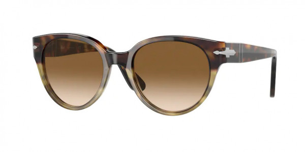Persol PO3287S Sunglasses, 115851 HAVANA GRADIENT GREY HAVANA GR (GREY)