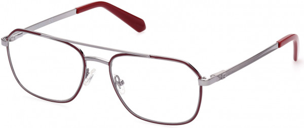 Guess GU50049 Eyeglasses, 008 - Shiny Gunmetal / Shiny Gunmetal