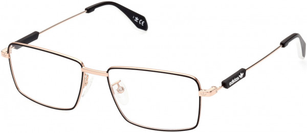 adidas Originals OR5040 Eyeglasses, 005 - Matte Black / Shiny Pink Gold