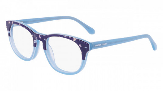 Draper James DJ1014 Eyeglasses, (400) INDIGO FLORAL