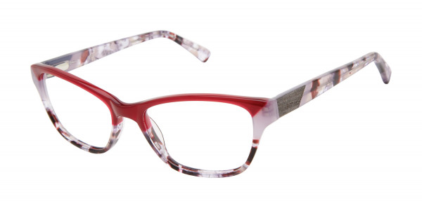 BOTANIQ BIO1003T Eyeglasses, Burgundy/Purple Tortoise (BUR)