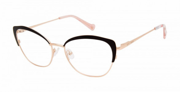 Betsey Johnson BET FIVE STARS Eyeglasses, black