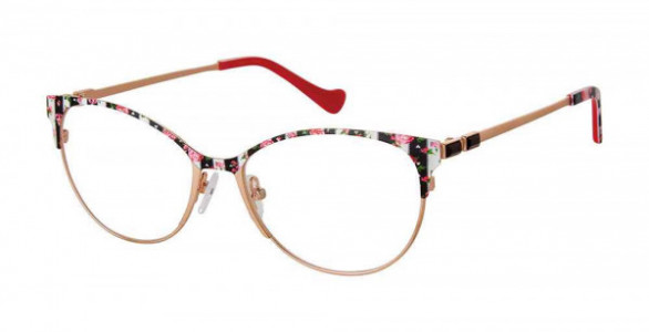 Betsey Johnson BET HIGH SOCIETY Eyeglasses, black