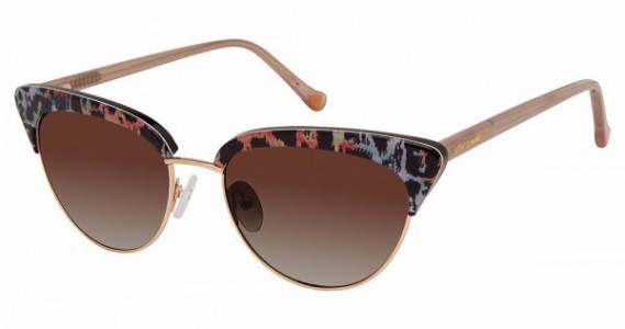 Betsey Johnson BET HAUTE DAYS Sunglasses, brown