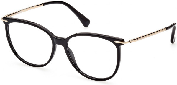 Max Mara MM5050 Eyeglasses, 052 - Dark Havana / Shiny Pale Gold