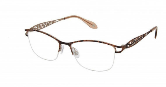 Fysh UK F-3694 Eyeglasses, M200-BLACK CAMEL