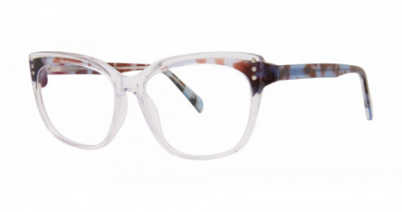 Modern Art A617 Eyeglasses, Crystal/Blue