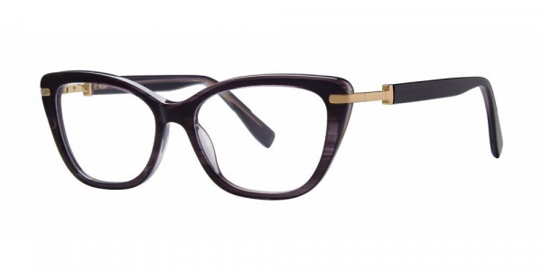 Genevieve KNOWING Eyeglasses, Ebony/Gold