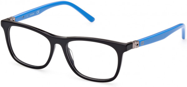 Guess GU9228 Eyeglasses, 001 - Shiny Black / Shiny Blue