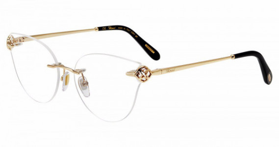 Chopard VCHF87S Eyeglasses, BORDEAUX/SILVER (08FC)