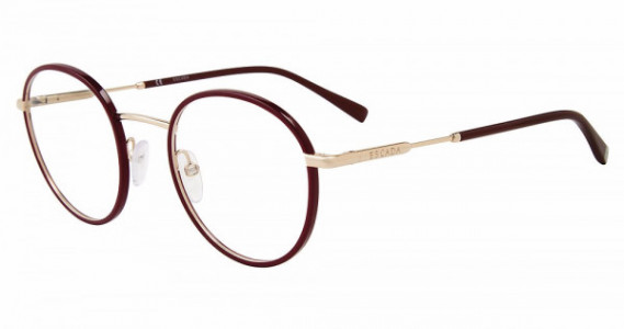 Escada VESC57 Eyeglasses, Burgundy