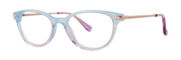 Kensie Hoodie Eyeglasses, Blue-Purple