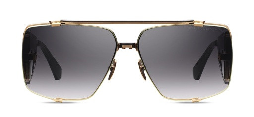 DITA SOULINER-TWO Sunglasses, MATTE BLACK/YELLOW GOLD