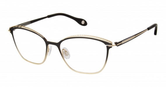 Fysh UK F-3696 Eyeglasses, M200-BLACK GOLD