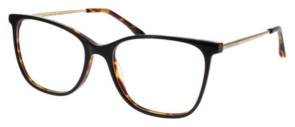 BCBGMAXAZRIA KALEAH Eyeglasses, Black Laminate