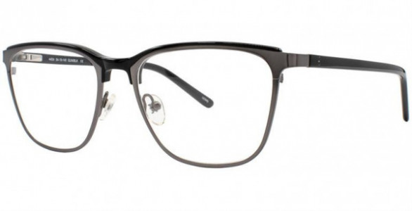 Helium Paris 4404 Eyeglasses, Blk/Blk Demi