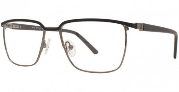 Helium Paris 4433 Eyeglasses, MBLK/SBLK