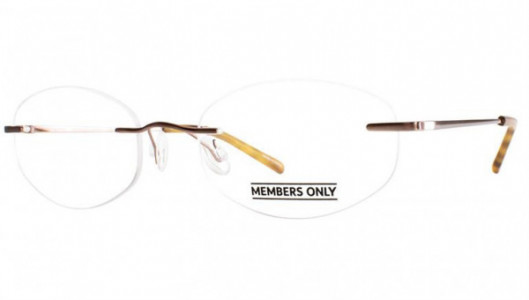 Members Only M7 Eyeglasses, S Light Brn