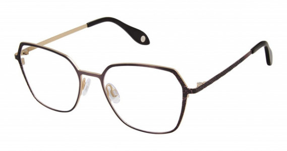 Fysh UK F-3701 Eyeglasses, M200-BLACK GOLD